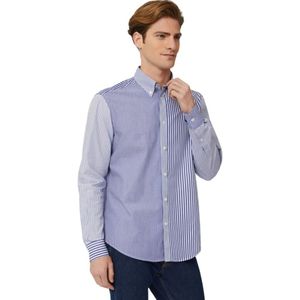 Harmont & Blaine, Heren, Overhemden, Blauw, Maat: L