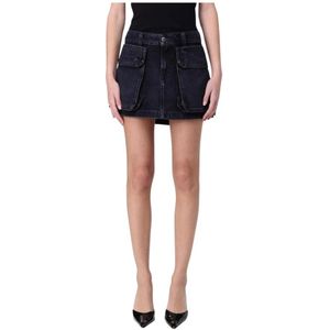 Diesel, Dames, Rokken, Grijs, Maat: W25