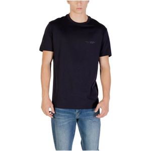 Armani Exchange, Heren, Tops, Blauw, Maat: XS Katoen,