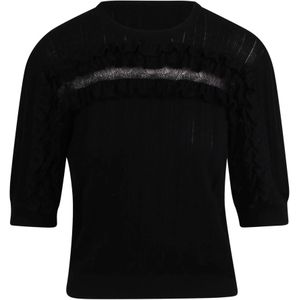 Ulla Johnson, Dames, Truien, Zwart, Maat: S Wol,