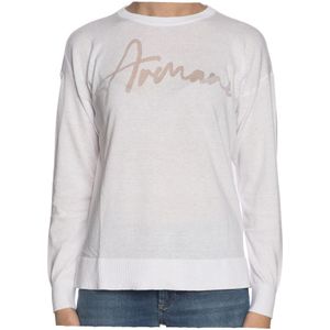Armani Exchange, Dames, Truien, Wit, Maat: L