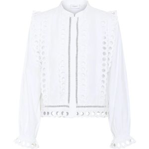 SAINT TROPEZ - Blouse 'MarleeSZ' - Wit - Klassieke Blouse