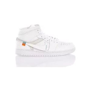 Nike Handgemaakte Wit Grijs Sneakers , White , Heren , Maat: 41 EU