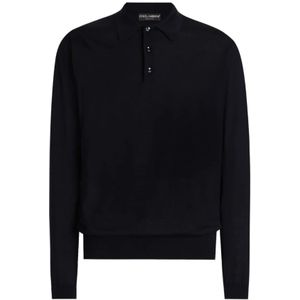 Dolce & Gabbana, Heren, Truien, Blauw, Maat: L Kasjmier,