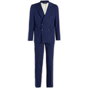 Brian Dales, Heren, Pakken, Blauw, Maat: L