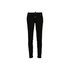 Dsquared2 Stijlvolle Damesbroek , Black , Dames , Maat: M