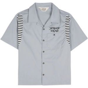 Brain Dead, Heren, Overhemden, Grijs, Maat: M