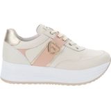 Nero Giardini Sneakers laag  goudgeel / poederroze / wit