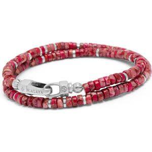 Nialaya, Heren, Accessoires, Grijs, Maat: 2XL