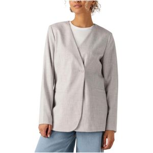 Modström, Dames, Jassen, Grijs, Maat: S Leer,