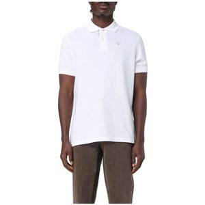 Barbour, Heren, Tops, Wit, Maat: M