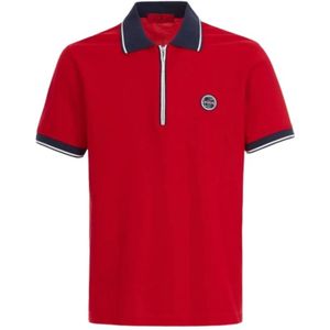 Carolina Herrera, Heren, Tops, Rood, Maat: XL Piqué,