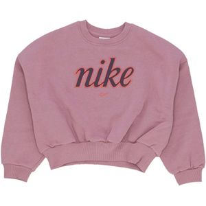 Nike - Zoete Fleece Crewneck Sweatshirt - Paars - Dames