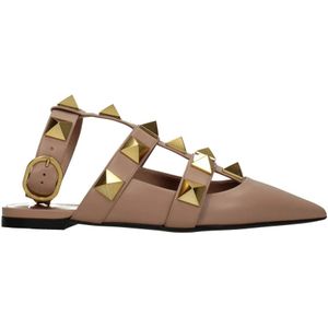 Valentino Garavani, Dames, Schoenen, Roze, Maat: 36 1/2 EU Leer,
