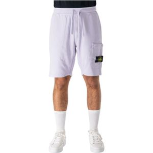 Stone Island, Heren, Korte broeken, Wit, Maat: XS Katoen,