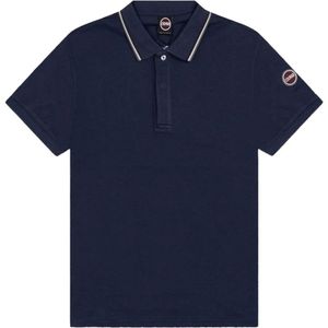 Colmar, Heren, Tops, Blauw, Maat: S Katoen,