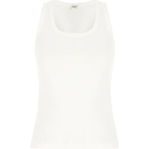 Saint Laurent, Dames, Tops, Wit, Maat: S