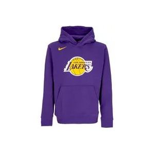 Nike NBA Club Hoodie Loslak Paars , Purple , Heren , Maat: XL