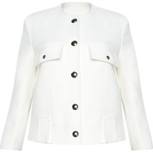 Khaite, Dames, Jassen, Wit, Maat: XS Viscose,