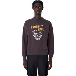 Human Made, Heren, Sweatshirts & Hoodies, Bruin, Maat: M Katoen,