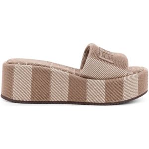 Fendi, Dames, Schoenen, Veelkleurig, Maat: 36 EU Katoen,