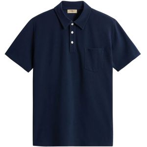 Woolrich, Heren, Tops, Blauw, Maat: L Wol,