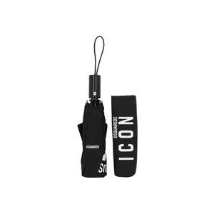 Dsquared2 Zwarte accessoires met contrasterend logo , Black , Heren , Maat: ONE Size