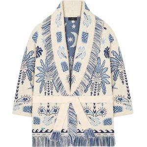 Alanui, Dames, Truien, Veelkleurig, Maat: M Zijde,