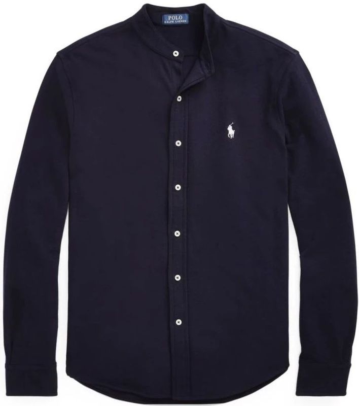 Polo Ralph Lauren - Overhemd - Donkerblauw/Wit - Lange Mouw