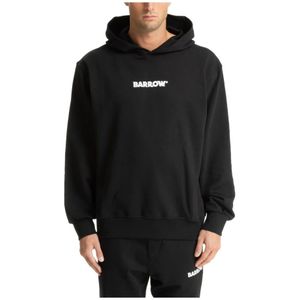Barrow - Hoodie - Zwart - Katoen - Heren