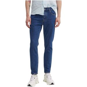 Hugo, Heren, Jeans, Blauw, Maat: W33 L30 Katoen,