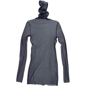 Cortana, Dames, Tops, Blauw, Maat: XL Tulle,