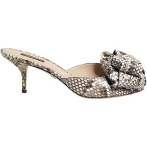 Dolce & Gabbana, Dames, Schoenen, Veelkleurig, Maat: 36 EU Leer,