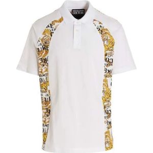 Versace Jeans Couture, Heren, Tops, Wit, Maat: M