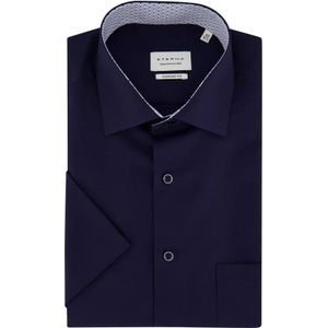 Eterna, Heren, Overhemden, Blauw, Maat: XS Katoen,