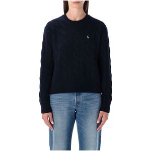 Polo Ralph Lauren, Dames, Truien, Blauw, Maat: M Wol,