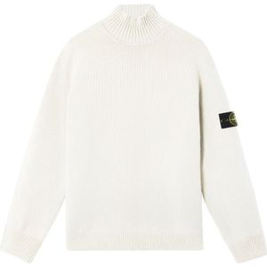 Stone Island, Heren, Truien, Wit, Maat: S Wol,