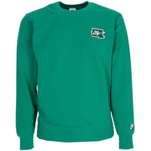 Nike - Lightweight Crewneck Sweatshirt - Groen - Heren - Katoen
