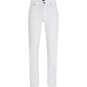 Hugo, Heren, Jeans, Wit, Maat: W34 Leer,
