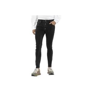 Dsquared2 Super Twinky Slim-Fit Jeans , Black , Heren , Maat: L