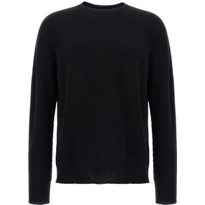 Jil Sander, Heren, Truien, Zwart, Maat: M Kasjmier,