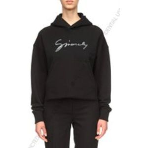 Givenchy, Dames, Sweatshirts & Hoodies, Zwart, Maat: M Katoen,