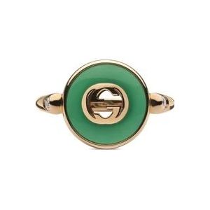 Gucci Interlocking Ring in roze goud , Multicolor , Dames , Maat: 54 MM