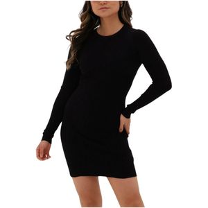 Calvin Klein, Dames, Jurken, Zwart, Maat: XL Polyamide,