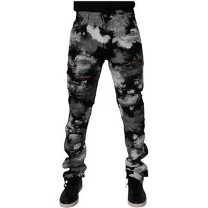 Dolce & Gabbana, Heren, Jeans, Veelkleurig, Maat: M Denim,