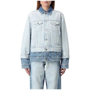 Stella McCartney, Dames, Jassen, Blauw, Maat: S Denim,