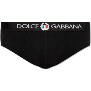 Dolce & Gabbana, Heren, Ondergoed, Zwart, Maat: XL Katoen,