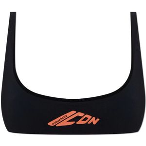 Dsquared2, Dames, Badkleding, Zwart, Maat: XS