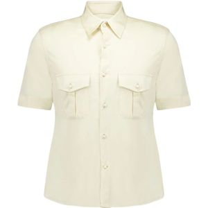 Givenchy, Dames, Overhemden, Beige, Maat: XL Zijde,