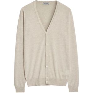 John Smedley, Heren, Truien, Grijs, Maat: M Wol,